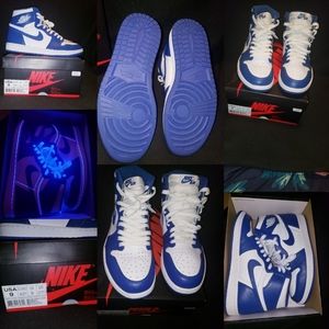 JORDAN  RETRO 1's HIGH OG's STORM BLUES ***SOLD